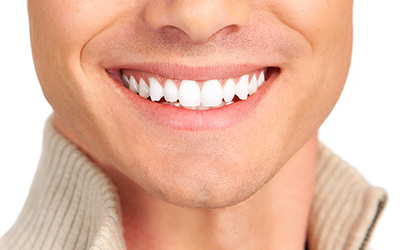 Handsome man smiling